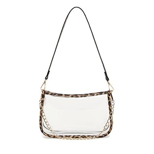 Image of Clear Purse Stadium Approved Bag Transparent Beach Handbag