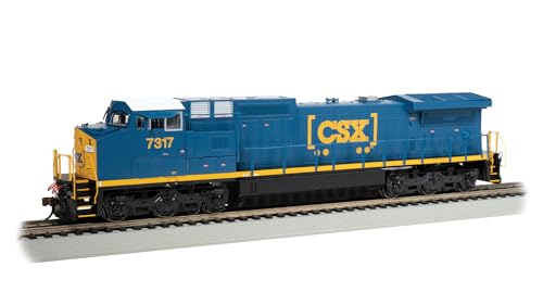 Bachmann Trains - Dash 8-40CW - TCS DCC Sound Value-Equipped Locomotive - CSX #7317 - HTM (Dark Future) - HO Scale