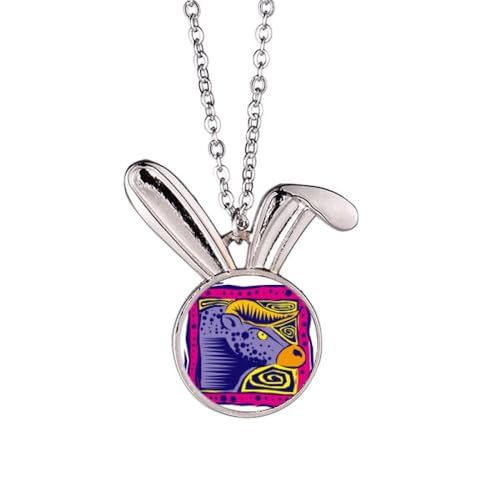 Collier constellation Taureau gravure fine lapin bijoux de créateur