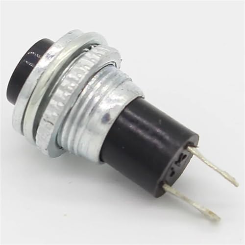 Bouton-poussoir marche/arrêt 10mm 250V pour contrôle d'alimentation stable