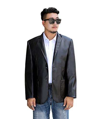 Veste blazer en cuir pour homme keusyoi XXXXXL ample pour forte stature