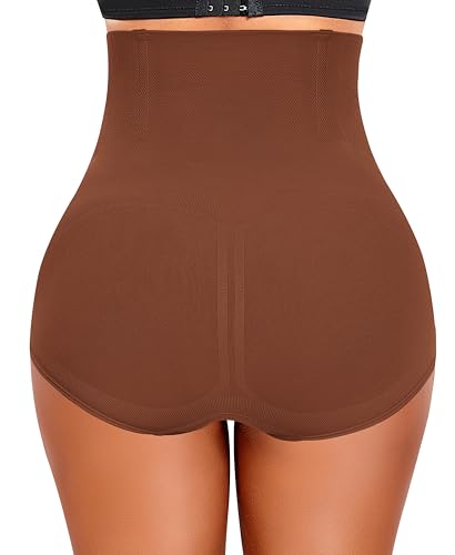 Image of Werena Tummy Control Shapewear Panties For Women Seamless High Waist Shaping Body Shaper Girdle Underwear