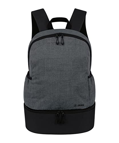 JAKO Unisex Rucksack Challenge, Steingrau-Meliert, EMPTY/NO SIZE