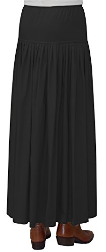 Baby'O Women's Original Biz Style Ankle Length Long Cotton Twill Skirt2