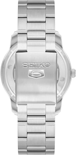Seiko 5 Automatic Blue Dial Stainless Steel Watch for Men - Image 5