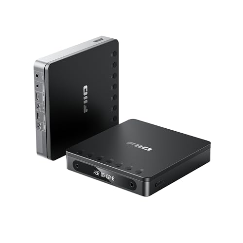 Image of FiiO DM13 Multifunctional Portable Stereo CD Player with Long-Lasting Battery, Supports USB Ripping, Optical /coaxial /3.5mm /4.4mm outputs (Black Bluetooth)