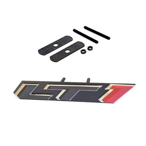 Image of 1PC Grille LT1 Emblem 3D Side Door Badge Sticker Letters Nameplate Compatible with 2017-2024 84534516 SS LT1 Chrome