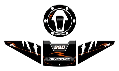 Adhésifs 3D protection KTM 890 Adventure R kit complet pour voyages et tout-terrain