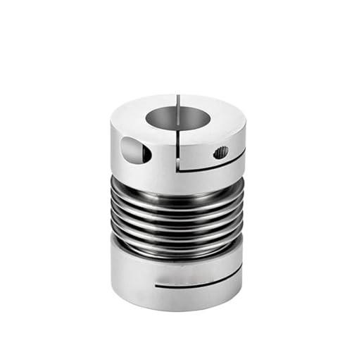 JNMING D25 L37 Bellows Coupling Zero Backlash Generator Shaft Coupling Spring Quick Bellow Aluminum Alloy...