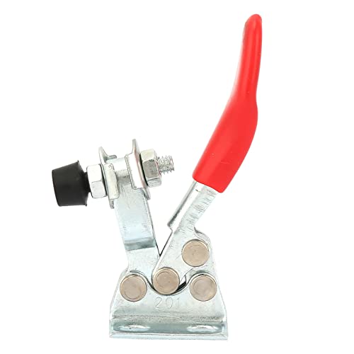 1Pcs Carbon Steel Vertical, Horizontal Clamp, Vertical Fixture Horizontal Clamp Carbon Steel Horizontal Clamp Horizontal Clamp Vice Welding Clamp Fixture Horizontal Toggle Clamp