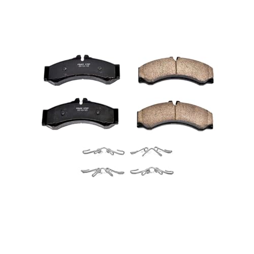 Image of PowerStop Front Brake Pads for Dodge Sprinter 2500 2003-06 |Sprinter 3500 2003-06 |Freightliner Sprinter 2500 2002-06 - Z17 Ceramic Brake Pads with Installation Hardware, 17-949W