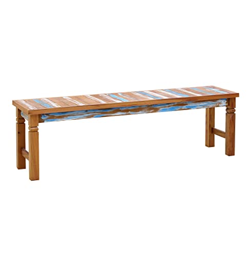 Banco Ripado 1,5 M Madeira Demolição - Natural