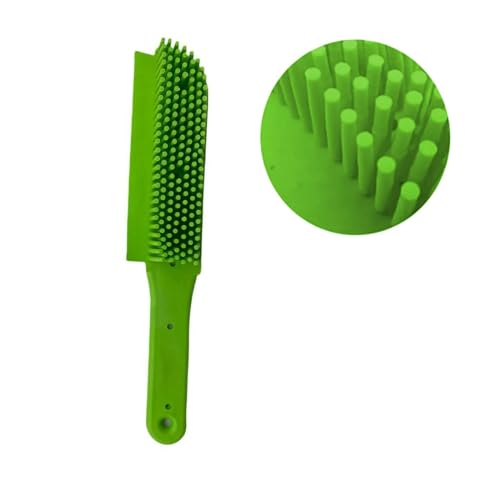 PEBBLE HUG 1 x Pet Hair Brush Rubber Multi Purpose Cleaning Brush with Scratch Free Rubber Bristles - Image 4