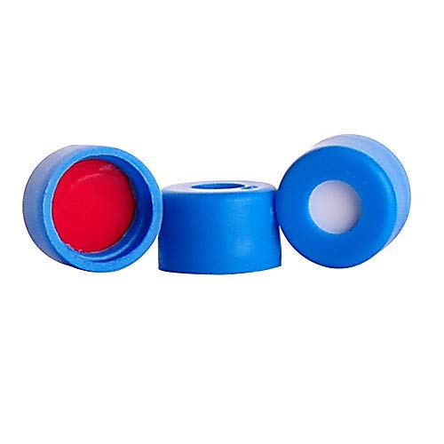 Kit with 500uL Clear Round Insert, Red Cap and PTFE/Silicone Septa