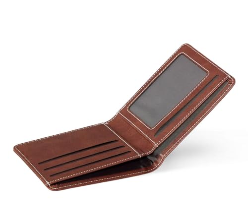 Image of Embroidered Bad Mother f ker Leather Wallet (red)