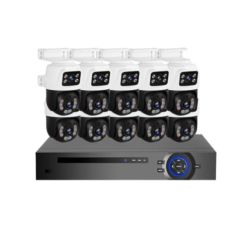 3K 6MP tHD 16CH POE NVR ĎJVXe fAY PTZ WIFI IP z[ZLeB rfI H.265 CCTV(3T,16CH and 10PCS 6MP)