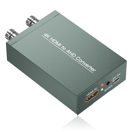 Adaptador de salida dual AHD compatible con entrada HDMI 4K 60Hz para monitoreo de alta definición