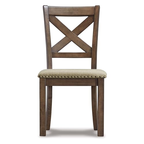 Signature Design By Ashley D631-01 Moriville Modern Farmhouse 19 Inch Upholstered Dining Room Chair thumb #1