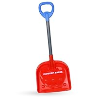 Slippery Racer Kids Outdoor Snow Shovel 27 inch. (Blue/RED, 1)