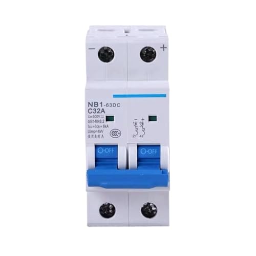 Disjoncteur NB1-63DC 1P 32A contre les arcs électriques dangereux en courant continu 250V