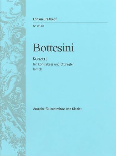 Kontrabasskonzert h-moll - Ausgabe für Kontrabass und Klavier (EB 8530)