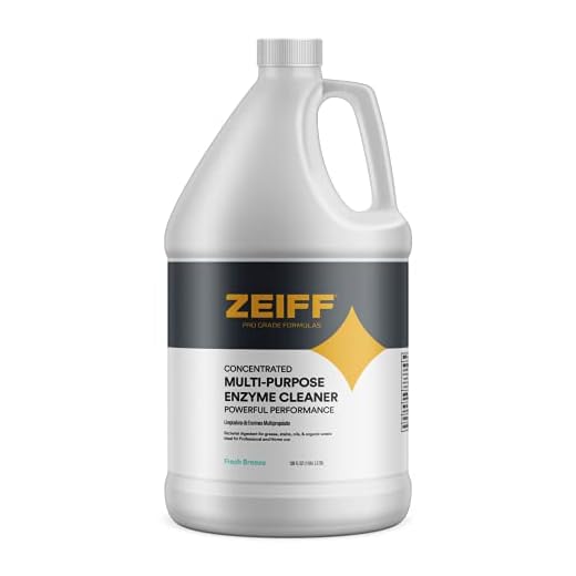 Zeiff Pro-Grade Multi-Purpose Probiotic Enzyme Cleaner - Pet Stain and Odor Remover, Drain Cleaner - Powerful Cleaning & Odor Eliminating Formula For Professional & Home Surfaces - 1 Gallon