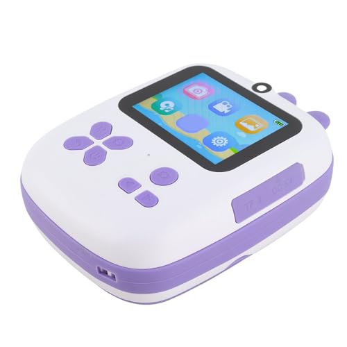 Fotocamera per Stampa Istantanea per Bambini Piccoli Digitale Portatile con Risoluzione 48M 1080P HD Doppia Anteriore Posteriore Videocamere Digitali per