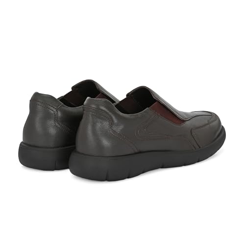 Image of Blue Leather By Centrino Genuine Leather Men's Formal | Pure Leather Slip-On Shoes | Soft & Comfortable Daily Driver | Casual Yet Elegant Formal Footwear (4042)