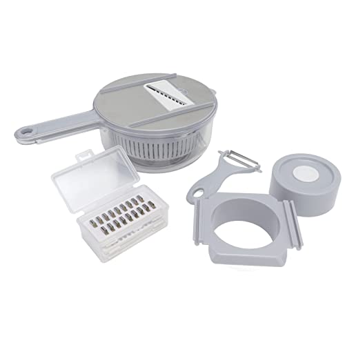 Rallador Versátil para Verduras y Queso LUCKDANO Gris miniatura 1