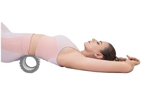 Mini Foam Roller de 5 pulgadas - Firme, Masajeador muscular de tejido profundo, Liberación miofascial, Portátil (Gris) miniatura 5