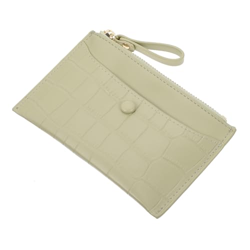 1pc Pu Change Wallet Zipper Coin Purse Easy to Clean Decorative for Handbag No Odor Recyclable