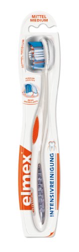 elmex INTENSIVREINIGUNG Zahnbürste Mittel, 2er Pack (2 x 1 Stück)
