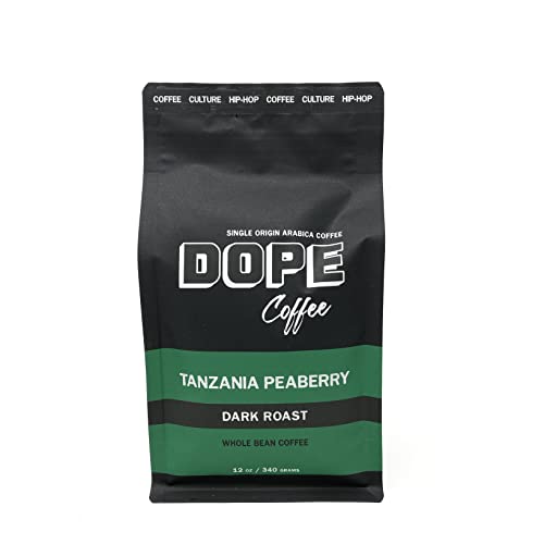 Café Molido Dope Coffee Tanzania Peaberry Tostado Oscuro 340 g miniatura 1