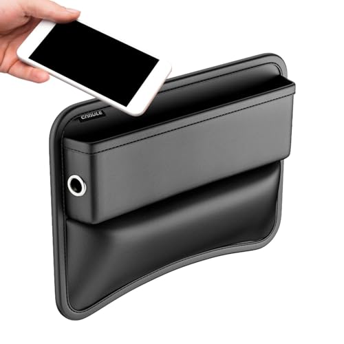 Organizador de relleno de asiento de coche, organizador de juntas para asiento de coche, organizador de cuero para coche, bolsa de almacenamiento portátil para teléfonos móviles, carteras