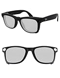 HILEEN Polarized IMAX 3D Clip-on Glasses for Ray-Ban Meta Wayfarer RW4008 & Gen 2 RW4012 Large 53-22 for IMAX 3D Cinema Films DVD Gaming