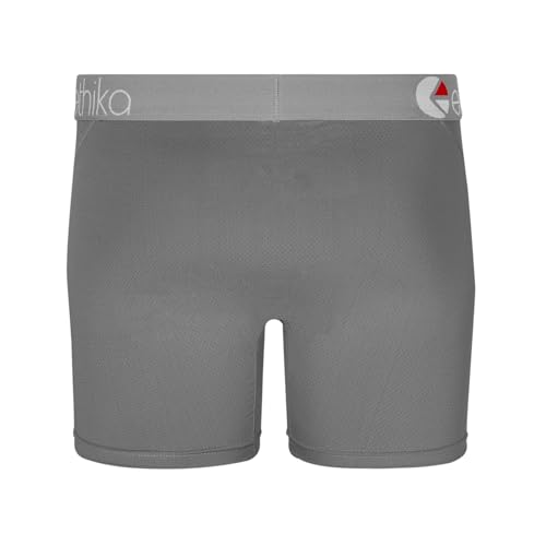 Ethika Mens MicroMesh MID Boxer Brief | Dark Grey3