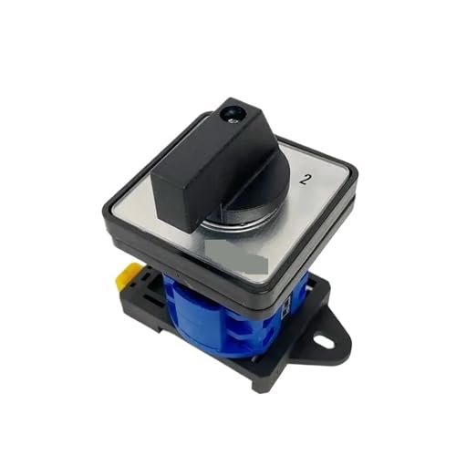 Commutateur à came LW26-20/2 rotatif bipolaire 20A pour rail DIN