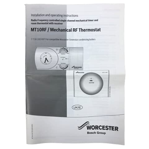 Worcester MT10-RF Mechanical Room Stat 7716192037 : Amazon.co.uk: DIY u0026  Tools