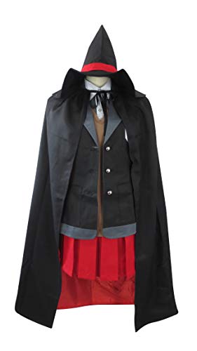 Saishu Gakuen Mahoutsukai Yumeno Dress Outfit Clothing Game Cosplay Costume (Female M) Black