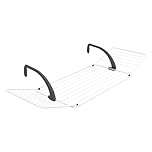 Vileda Brezza 200 | Stendibiancheria da balcone | Bracci super resistenti | Bracci regolabili| Facile da aprire e chiudere