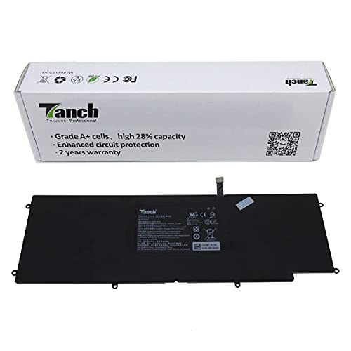 Tanch Laptop Battery RC30-0196 for Razer Blade Stealth (2016) v2 RZ09-01962 Blade Stealth 2017 RZ09-01963E31 Blade Stealth (i7-7500U) 11,4V 4640mAh 53Wh