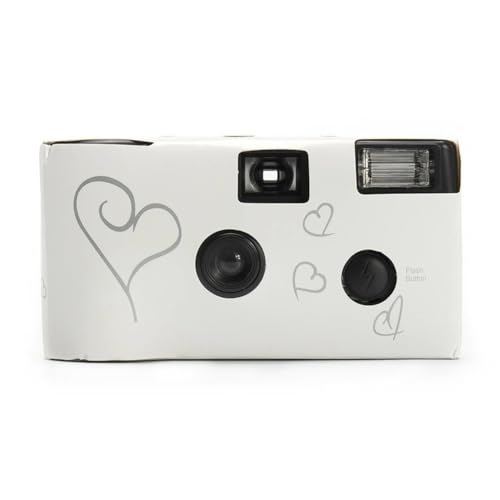 Staeekkzy Cámara de Película Desechable Retro de 35 Mm, 27 Fotos, Manual, Cámara Óptica, Regalo para Niños, Juego de Película de un Solo Uso.