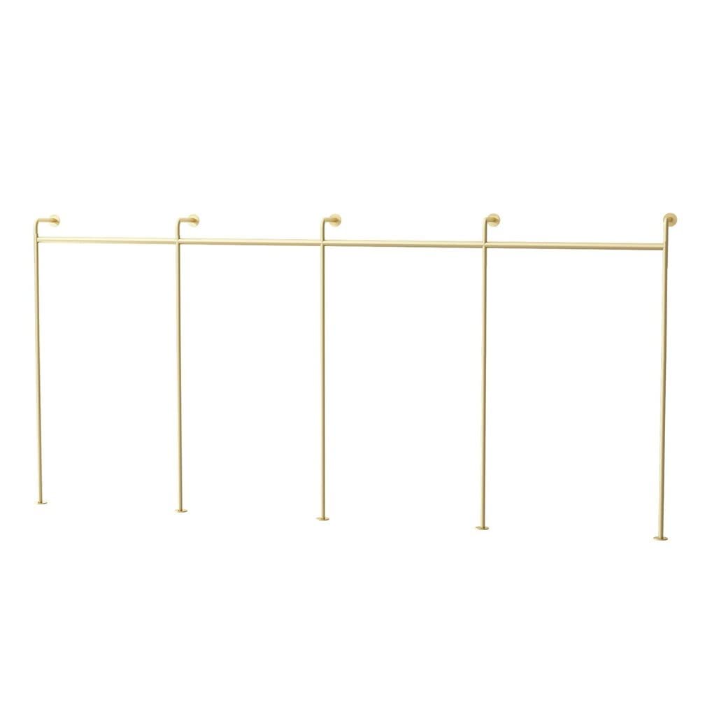 SaryEdge Wall Mounted Wedding Coat Rack, Metal Clothes Tidy Rail Creative Boutique Clothing Store Display Modern Industrial Hanger Rack For Store,450cm,size_name-45,size_name-450cm