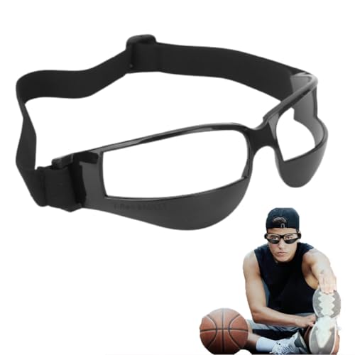 Fyearfly Dribbelbrille Basketball Fussball,Trainingsbrille, Schwarze Sportbrille, Verstellbar, Anti-Bogen, für Schule,Teenager Fyearfly Dribbelbrille Basketball Fussball,Trainingsbrille, Schwarze Sportbrille, Verstellbar, Anti-Bogen, für Schule,Teenager