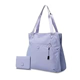 TOTTO - Pack Regalo Mujer Bolso Ordenador Portátil + Cartera, Modelo Roxanne, Bolso con Bolsillo Pc 14', Portallaves, Billetera y Tarjetero con Sistema de Bloqueo RFID, Estampado Cosmic Sky