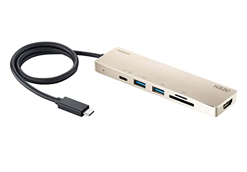 Mini station d'accueil USB-C ATEN UH3239 pour le télétravail mobile