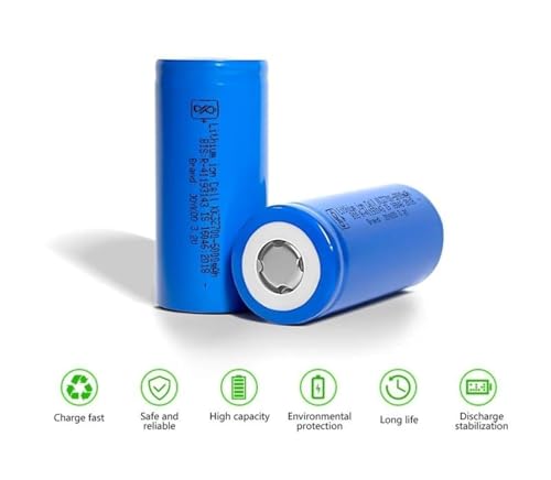Image of 6000mahLiFepo4 Cell, HX 32700-3.2V Lithium ion Phosphate,2000+ Duty Cycle,Lithium ion Phosphate BIS Approved A Grade Cells I Pack of 4 Nos I for DIY Battery Pack Making of 12V,6Ah, Solar Projects