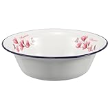 Capacité : son format spacieux permet de contenir une quantité importante d'eau, offrant une expérience d'utilisation pratique et confortable. bassine émaillée style ancien, bol à glace