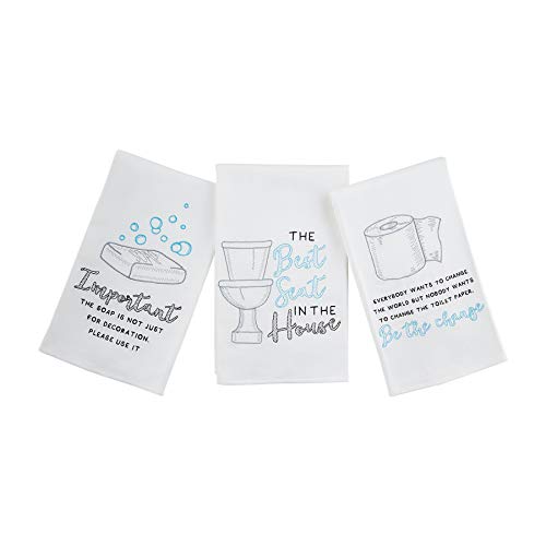 Mud Pie serviette de bain brodée de haute qualité en coton doux - 3