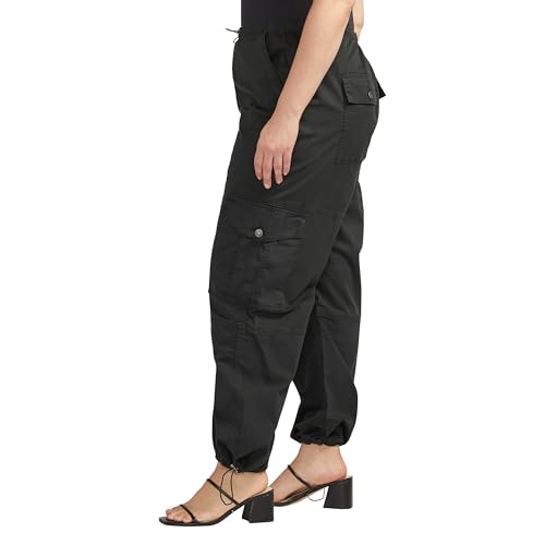 Silver Jeans Co. Women's Plus Size Parachute Cargo Pant2